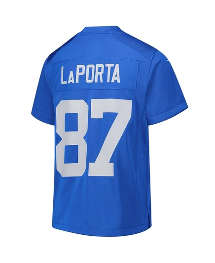 Детская игровая джерси Nike Sam LaPorta, синяя