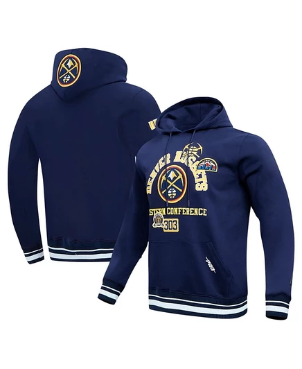 Мужское худи Pro Standard Denver Nuggets Area Code, синее