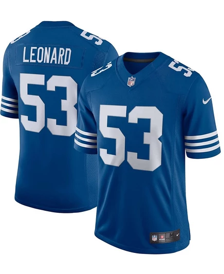 Мужская джерси Nike Darius Leonard Indianapolis Colts Vapor Limited, синяя
