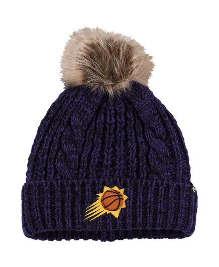 Женская шапка 47 Brand Phoenix Suns Meeko с помпоном, фиолетовая