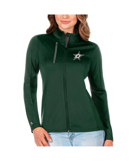 Женская куртка Antigua Dallas Stars, зеленая/антрацит