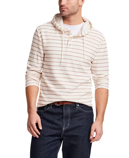 Мужская худи Weatherproof Vintage Mixy на пуговицах, бежевый