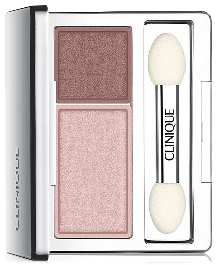 Тени для век Clinique All About Shadow Duo, розовые, 1,4 г