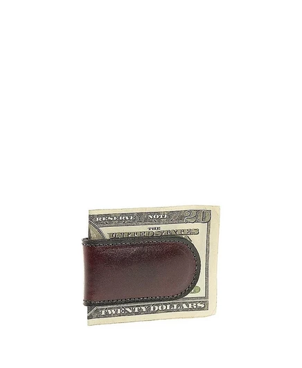 Мужской зажим для денег Bosca Old Leather магнитный, коричневый