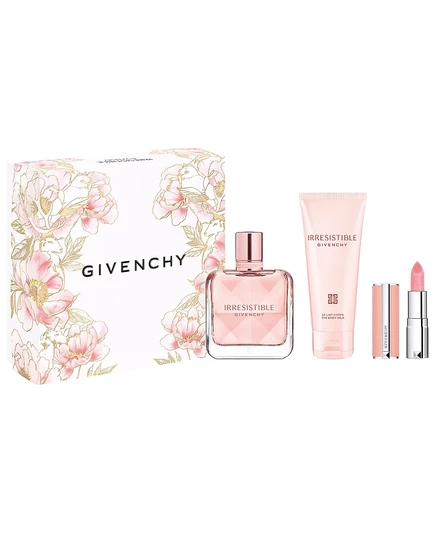 Givenchy, 3 шт. Подарочный набор парфюмированной воды Irresistible и бальзама для губ Rose Perfecto без цвета