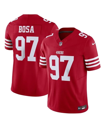 Мужская футболка Nike Nick Bosa Scarlet San Francisco 49ers Vapor F.U.S.E. Limited scarlet