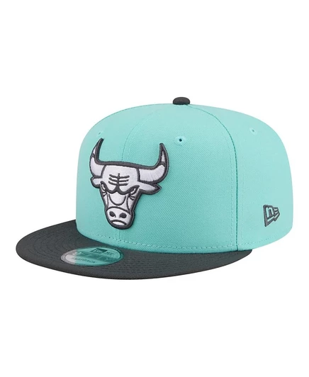 Мужская бейсболка New Era 9FIFTY Bulls, бирюзово-серая