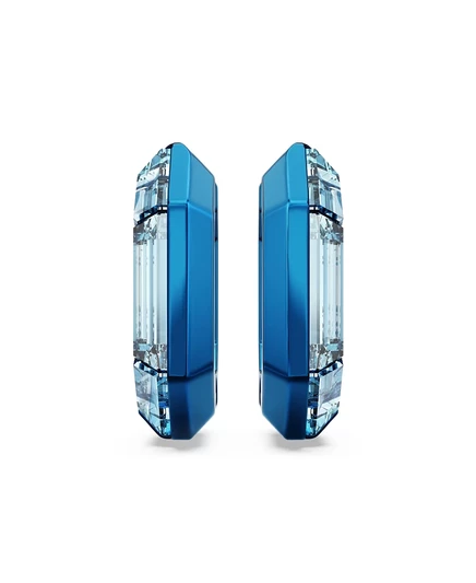 Серьги-конго Swarovski Lucent Octagon малые, синие