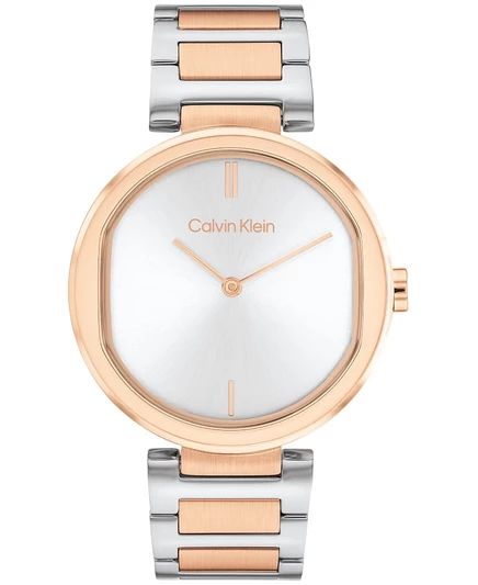 Женские часы Calvin Klein с двумя стрелками и двухцветным браслетом из нержавеющей стали 36mm multi