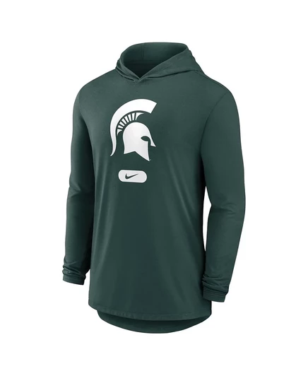 Мужская футболка-худи Nike Michigan State Spartans, зеленая