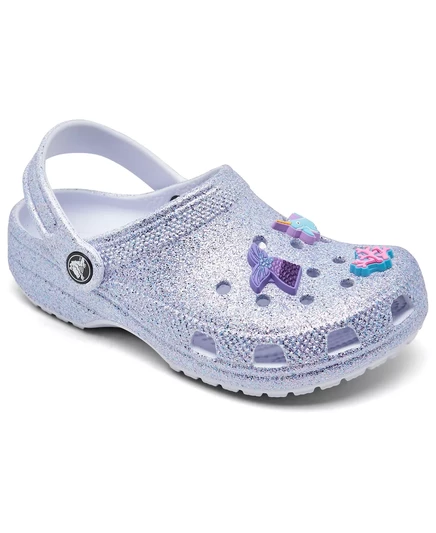 Классические сабо Crocs Little Girls Glitter Sea от Finish Line dreamscape