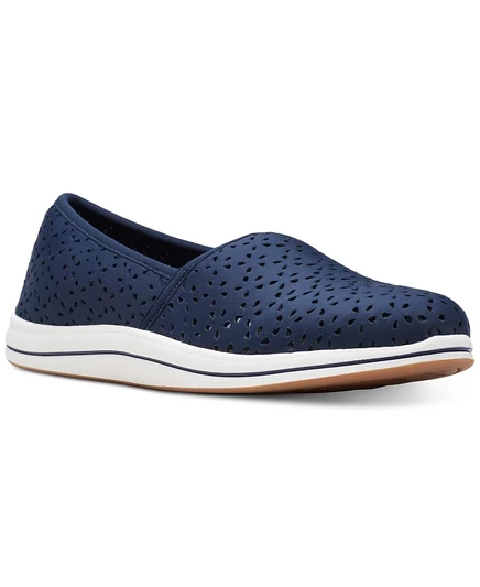 Женские лоферы Clarks Cloudsteppers перфор., синие