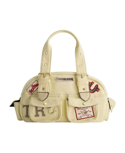  Сумка с несколькими накладками beige