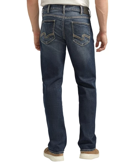 Мужские джинсы Silver Jeans Co. Grayson прямые, синие