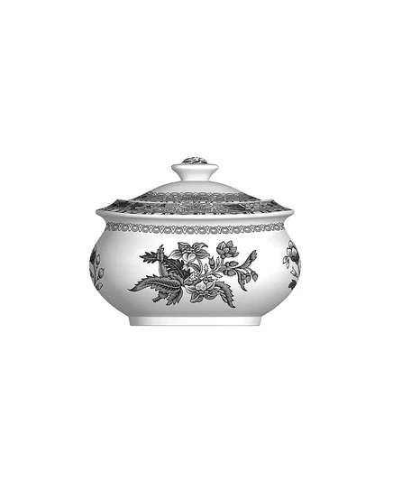 Сахарница Spode Heritage с крышкой, черная