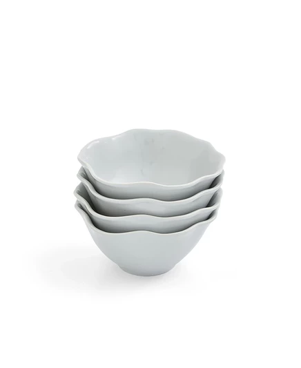 Миски Portmeirion Sophie Conran Floret универсальные, 4 шт., серые