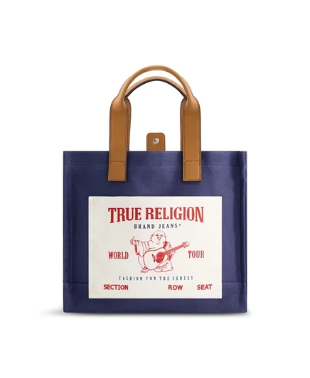Женская сумка-тоут True Religion Medium Pocket, синяя