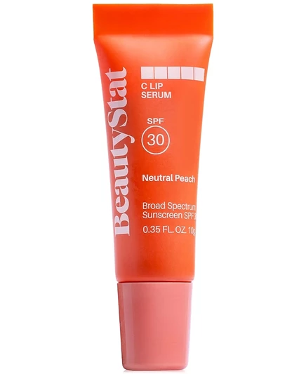 Сыворотка для губ BeautyStat C Lip SPF 30, персиковая