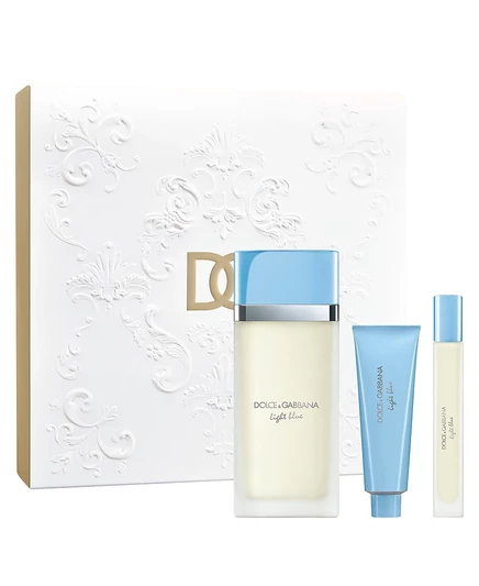 Dolce&Gabbana, 3 шт. Подарочный набор светло-голубой туалетной воды без цвета