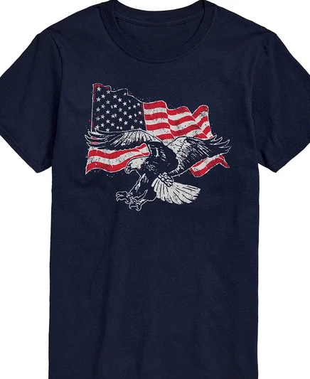 Мужская футболка с коротким рукавом AIRWAVES American Eagle Flag blue