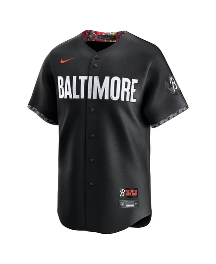 Мужская футболка Nike Baltimore Orioles City Connect Limited черного цвета black