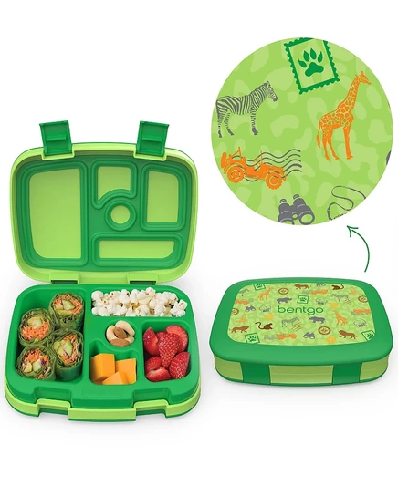 Детский ланч-бокс Bentgo Kids Prints, сафари