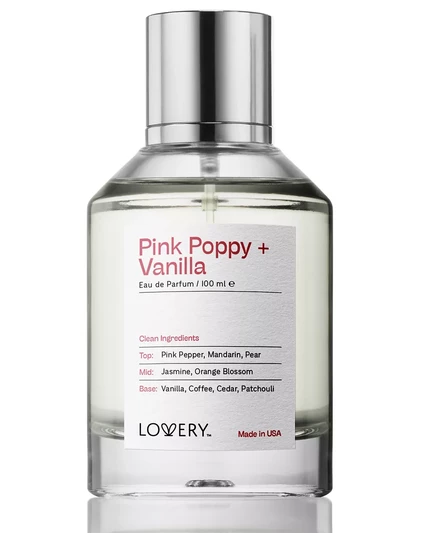 Парфюмерная вода Lovery Pink Poppy + Vanilla, 100 мл