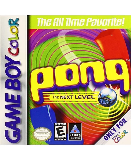 Игра Hasbro Pong для Game Boy Color, многоцветная
