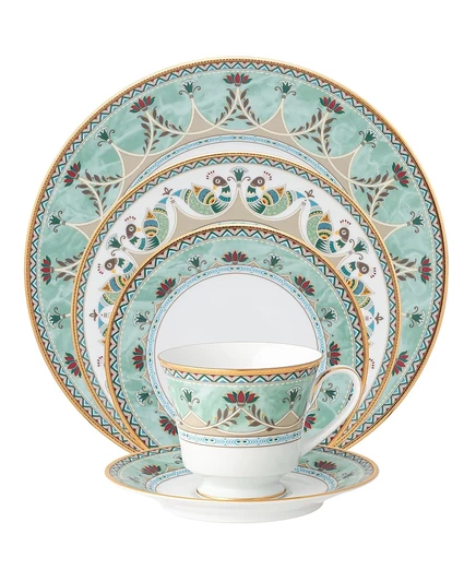 Столовый набор Noritake Serene Garden, 5 предметов, зеленый