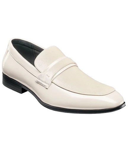 Мужские лоферы stacy adams spratley moc-toe, кремовые