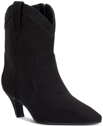  Женские ботильоны Secia Western, созданные для Macy's black micro