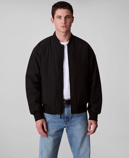 Мужская бомбер-куртка Calvin Klein Hero на молнии, черная
