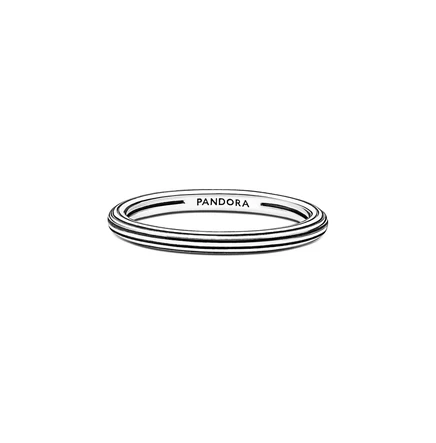 Женское кольцо Pandora ME Stable из серебра 925, серебристое