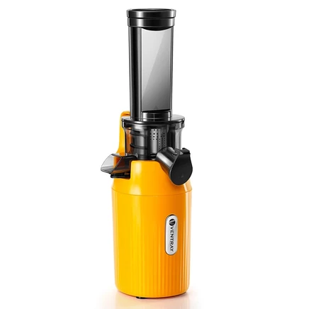 Соковыжималка Ventray Essential Ginnie, компактная и медленная, насыщенная питательными веществами желтая
