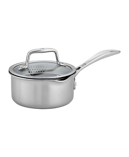 Ковш Zwilling Clad CFX 0,95 л с крышкой-цедилкой, стальной