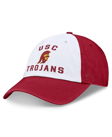 Мужская кепка Top of the World USC Trojans Heritage Weston, бело-красная