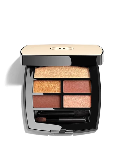 Палитра натуральных теней для век LES BEIGES Healthy Glow желтого цвета