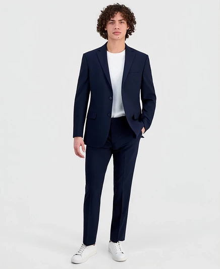 Мужской костюм DKNY Modern-Fit, синий