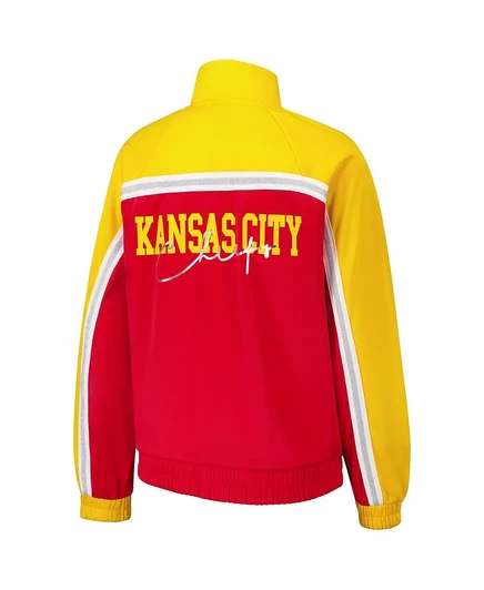 Женская красная спортивная куртка G-III 4Her by Carl Banks от Kansas City Chiefs на молнии после игры red