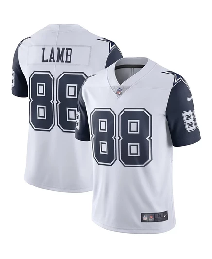 Мужская игровая футболка Nike CeeDee Lamb, белая