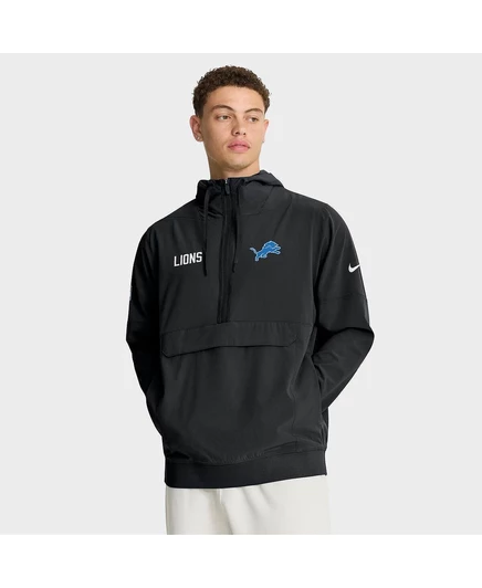 Мужской анорак Nike Detroit Lions Sideline Alt, черный
