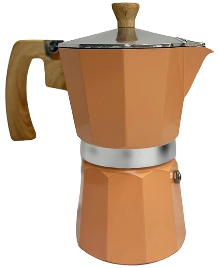 Гейзерная кофеварка Sedona Kitchen 6 чашек, оранжевая