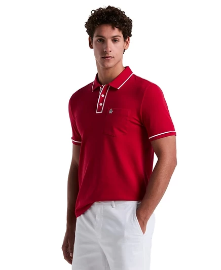 Мужское поло Original Penguin Earl из пике, красное