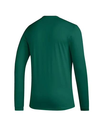 Мужская зеленая футболка Adidas Portland Timbers Club DNA с длинным рукавом AEROREADY от Adidas green