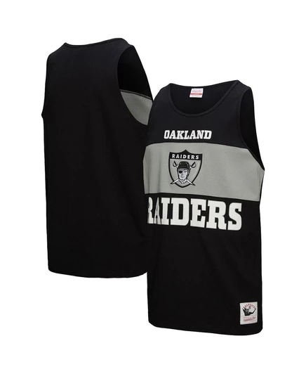 Мужская майка Mitchell & Ness Oakland Raiders ретро, черная