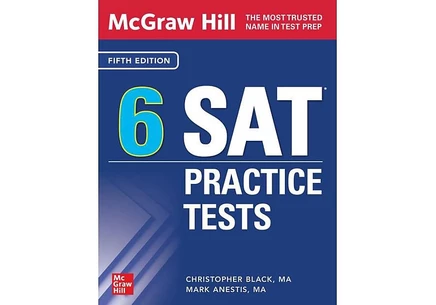 Учебник McGraw Hill «6 практических тестов SAT», 5-е изд.