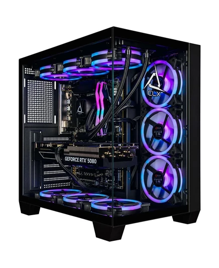 Игровой ПК CLX Core Ultra7, RTX 5080, 64ГБ, 2ТБ, черный