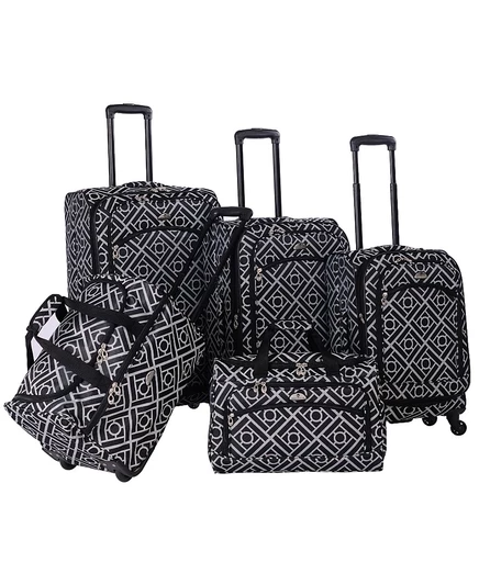 Набор чемоданов American Flyer Astor Collection, 5 пр., черный
