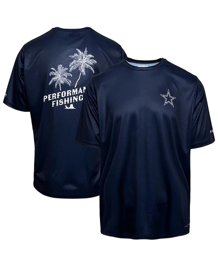 Мужская футболка Columbia Dallas Cowboys, синяя