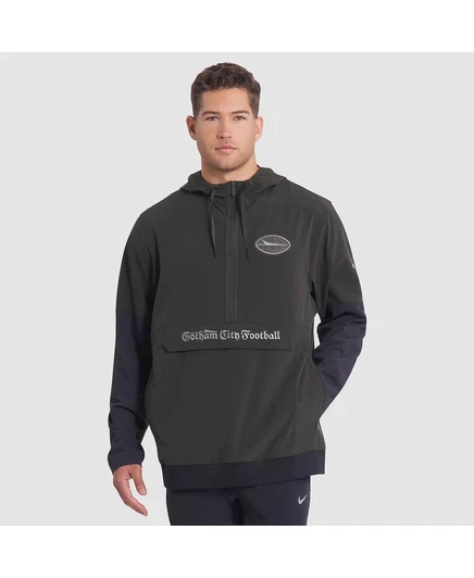 Мужской анорак Nike New York Jets 2025 Sideline, полу-молния, зеленый